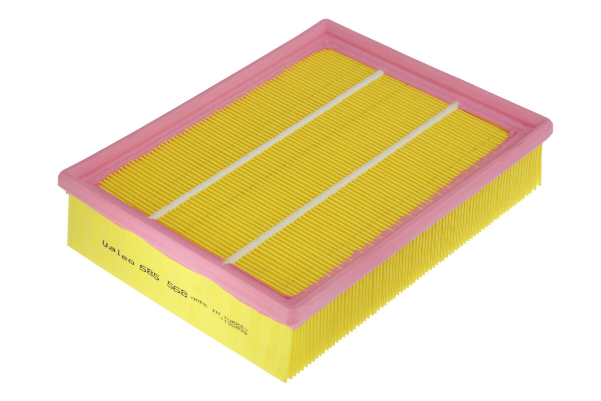 VALEO Luftfilter 585568 Filterindsats length_mm_203|Længde [mm]|260 width_mm_206|Bredde [mm]|203 height_mm_209|Højde [mm]|57 weight_kg_212|Vægt [kg]|0