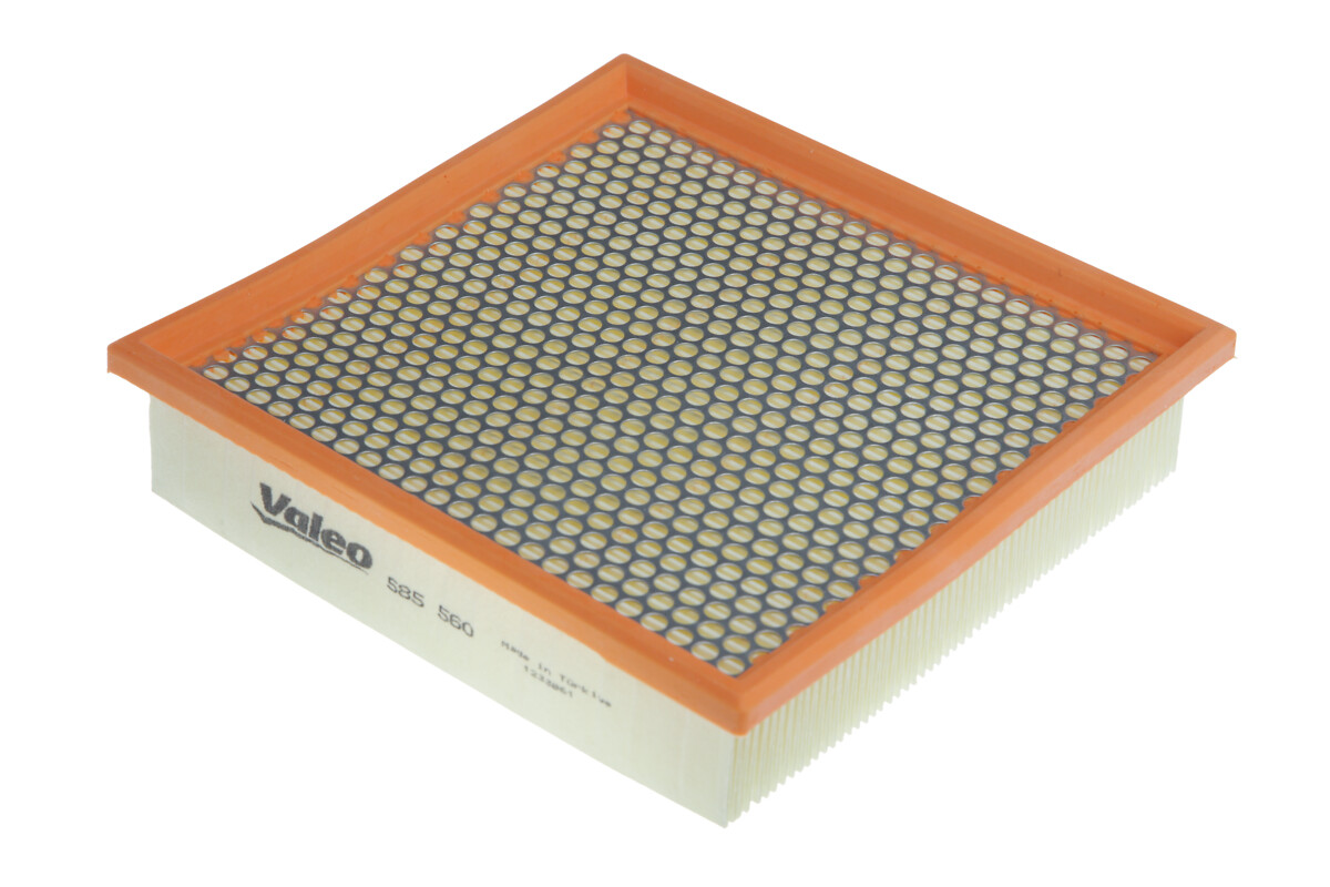 VALEO Luftfilter 585560 Filterindsats length_mm_203|Længde [mm]|212 width_mm_206|Bredde [mm]|223 height_mm_209|Højde [mm]|50 weight_kg_212|Vægt [kg]|0