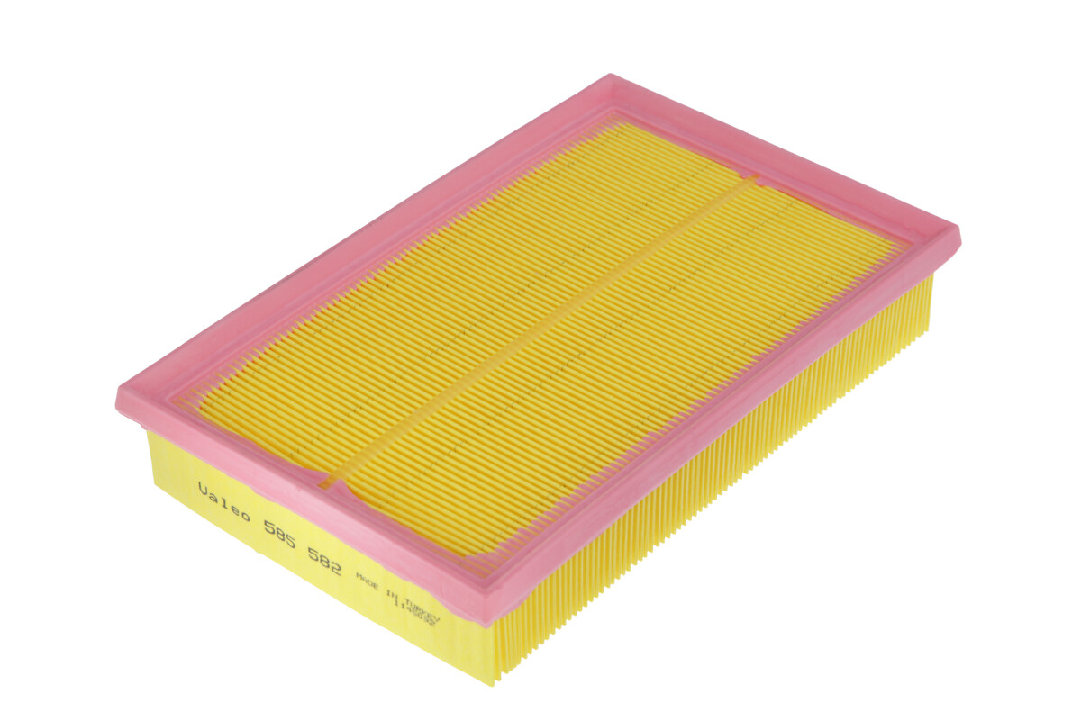 VALEO Luftfilter 585582 Filterindsats length_mm_203|Længde [mm]|276 width_mm_206|Bredde [mm]|170 height_mm_209|Højde [mm]|49 weight_kg_212|Vægt [kg]|0