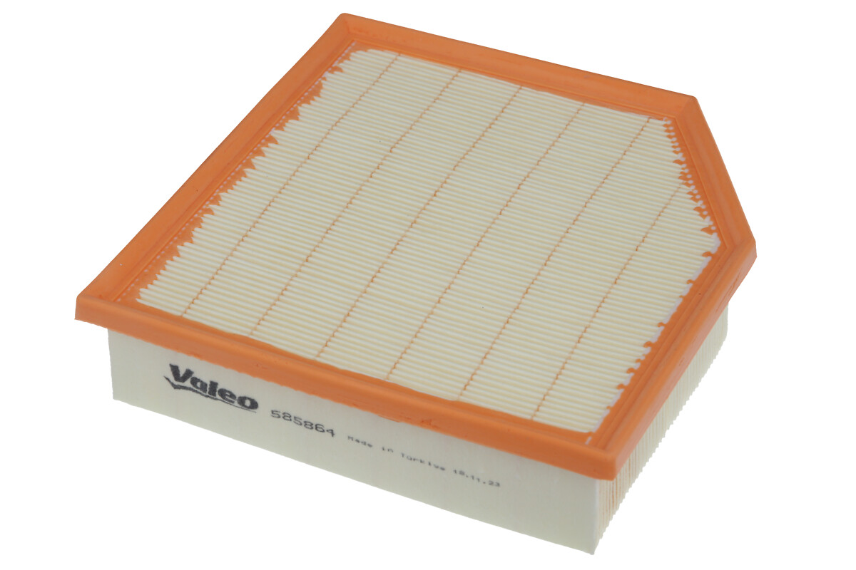 VALEO Luftfilter 585864 Filterindsats length_mm_203|Længde [mm]|240 width_mm_206|Bredde [mm]|236 width_1_mm_818|Bredde 1 [mm]|173 width_2_mm_819|Bredd