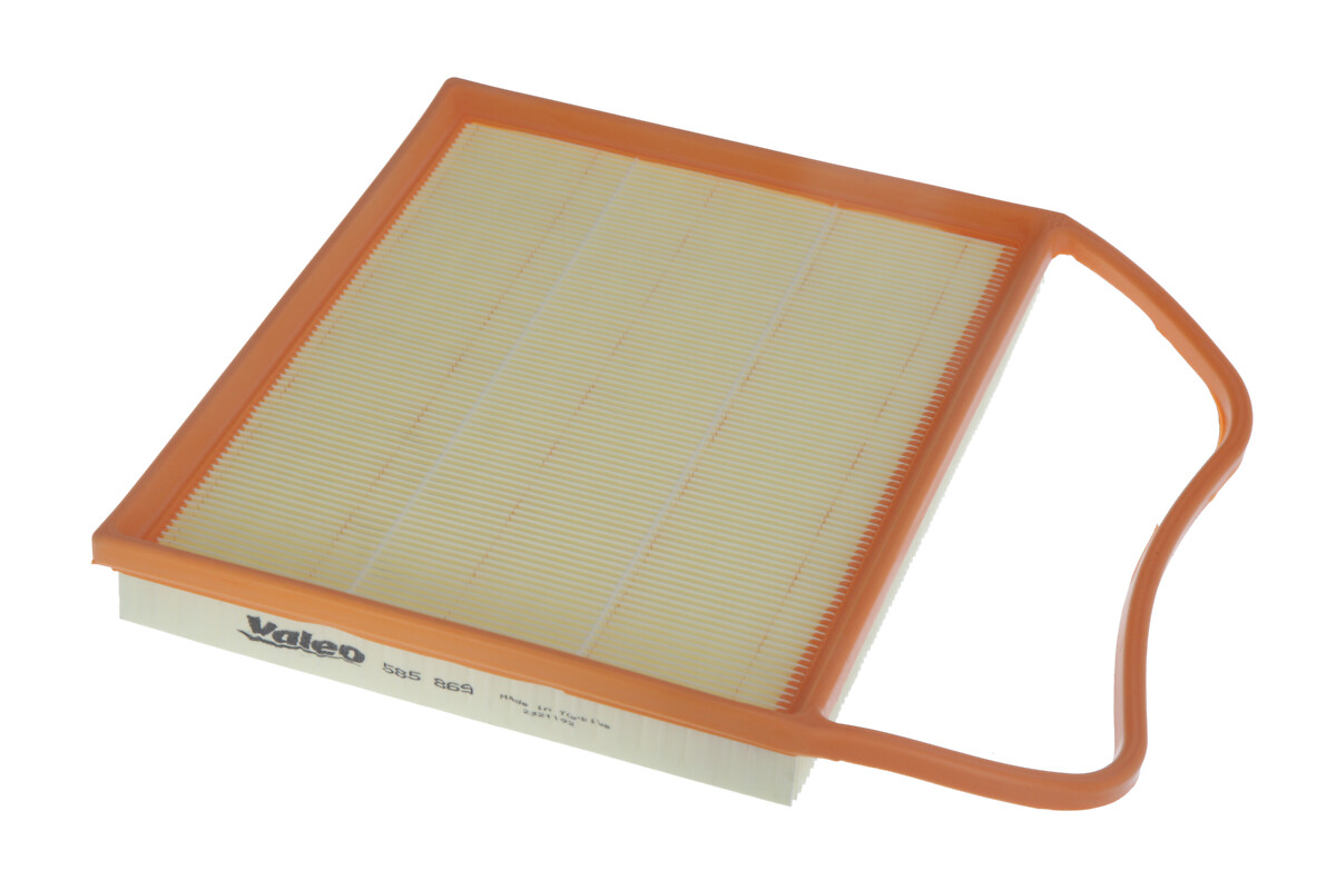 VALEO Luftfilter 585869 Filterindsats length_mm_203|Længde [mm]|288 width_mm_206|Bredde [mm]|355 height_mm_209|Højde [mm]|35 weight_kg_212|Vægt [kg]|0