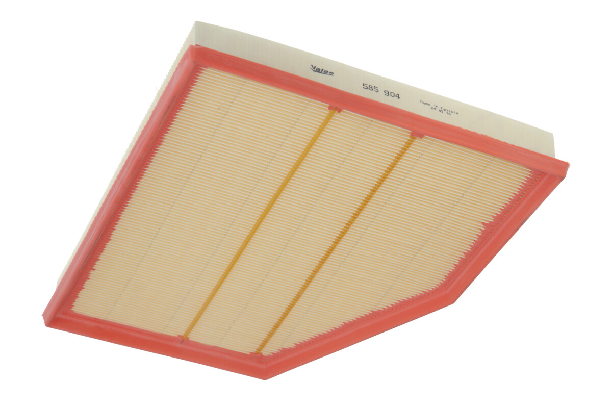 VALEO Luftfilter 585904 Filterindsats weight_kg_212|Vægt [kg]|0,41 height_mm_209|Højde [mm]|42 length_mm_203|Længde [mm]|312 width_mm_206|Bredde [mm]|