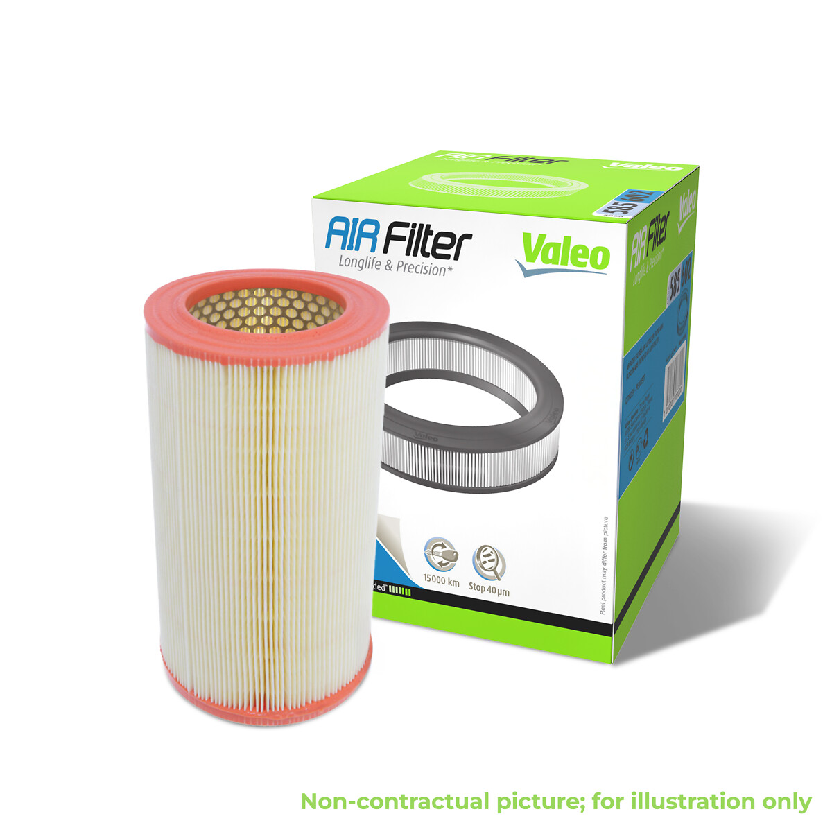 VALEO Luftfilter 512078 Filterindsats height_mm_209|Højde [mm]|152 outer_diameter_mm_497|Yderdiameter [mm]|181 inner_diameter_mm_496|Indvendig diamete