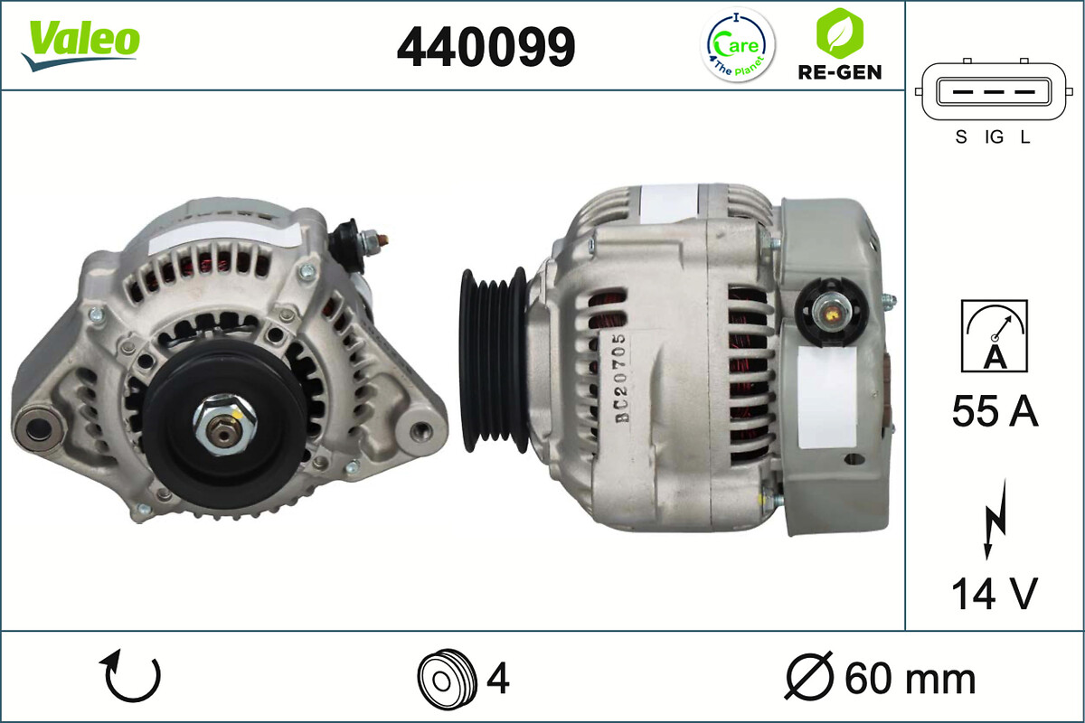 VALEO Generator 440099 for TOYOTA