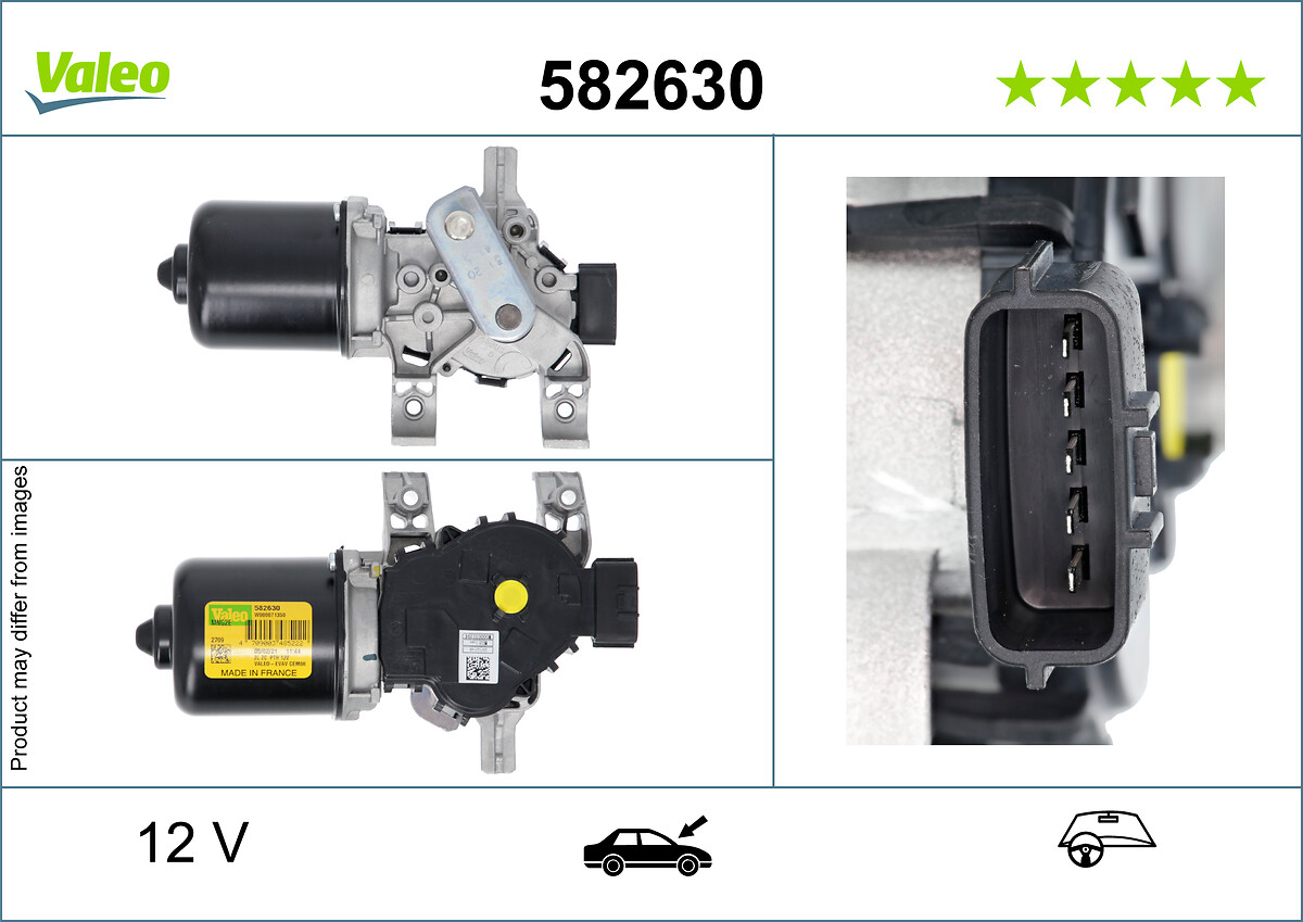 VALEO Viskermotor 582630 foran for RENAULT