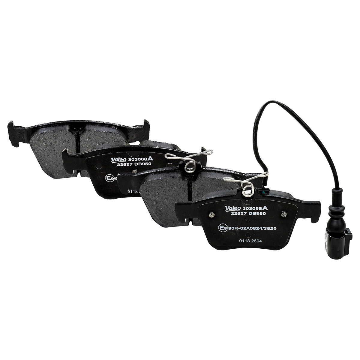 VALEO Bremseklodser 303068a bagaksel for VW AUDI