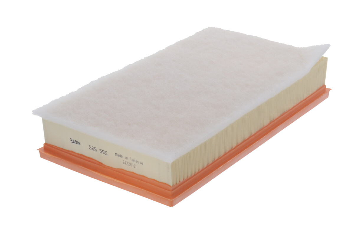 VALEO Luftfilter 585595 Filterindsats length_mm_203|Længde [mm]|374 width_mm_206|Bredde [mm]|213 height_mm_209|Højde [mm]|68 weight_kg_212|Vægt [kg]|0