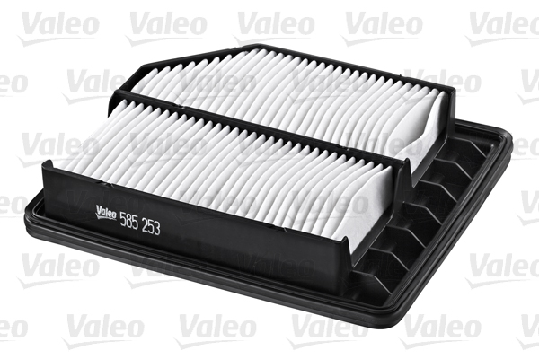 VALEO Luftfilter 585253 Filterindsats length_mm_203|Længde [mm]|225 width_mm_206|Bredde [mm]|195 height_mm_209|Højde [mm]|44 weight_kg_212|Vægt [kg]|0