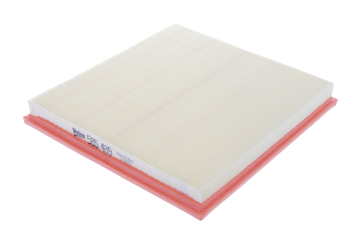 VALEO Luftfilter 585489 Filterindsats length_mm_203|Længde [mm]|278 width_mm_206|Bredde [mm]|263 height_mm_209|Højde [mm]|34 weight_kg_212|Vægt [kg]|0