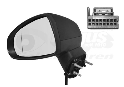 VAN WEZEL Sidespejl 0301805 venstre for AUDI