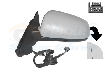 VAN WEZEL Sidespejl 0332807 venstre for AUDI