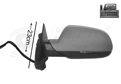 VAN WEZEL Sidespejl 0338807 venstre for AUDI