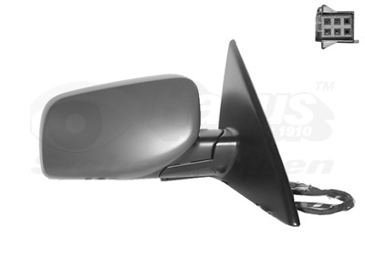 VAN WEZEL Sidespejl 0655808 højre for BMW