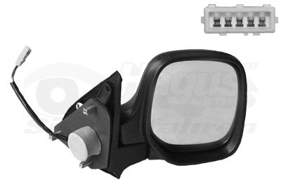 VAN WEZEL Sidespejl 0903808 højre for CITROËN CITROËN/PEUGEOT