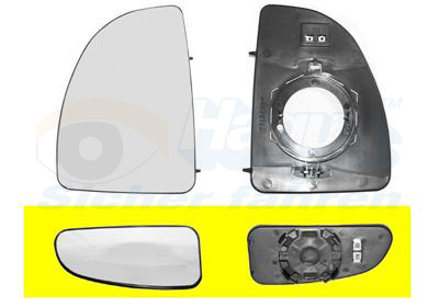 VAN WEZEL Spejlglas, udvendig spejl 1747835 venstre for FIAT / LANCIA