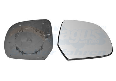 VAN WEZEL Spejlglas, udvendig spejl 3334831 venstre for NISSAN