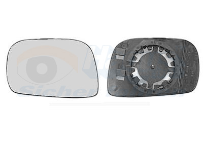 VAN WEZEL Spejlglas, udvendig spejl 3701831 venstre for OPEL