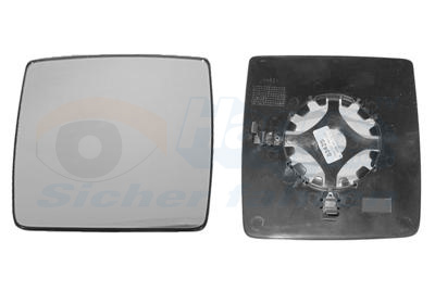 VAN WEZEL Spejlglas, udvendig spejl 3789831 venstre for OPEL