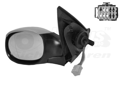 VAN WEZEL Sidespejl 4028818 højre for PEUGEOT CITROËN/PEUGEOT