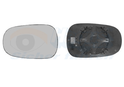 VAN WEZEL Spejlglas, udvendig spejl 4338831 venstre for RENAULT