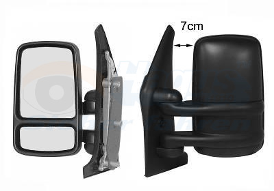 VAN WEZEL Sidespejl 4391801 venstre for OPEL RENAULT