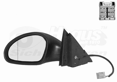 VAN WEZEL Sidespejl 4917807 venstre for SEAT