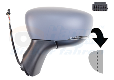 VAN WEZEL Sidespejl 4384817 venstre for RENAULT