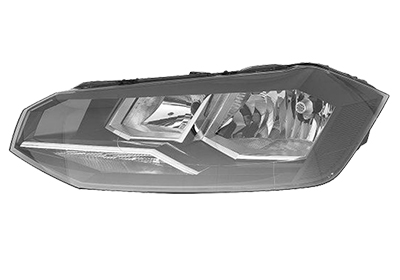 VAN WEZEL Forlygte 5751961v H7/H7 venstre for VW