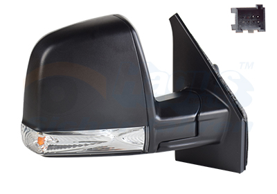 VAN WEZEL Sidespejl 1639802 højre for FIAT / LANCIA