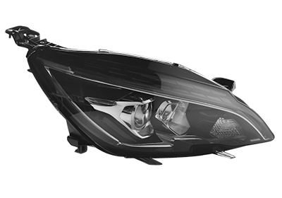 VAN WEZEL Forlygte 4088964m H7/H7 højre for CITROËN/PEUGEOT