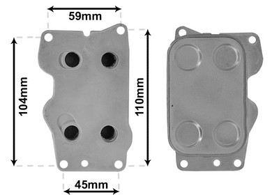 VAN WEZEL Oliekøler, motorolie 09013701 for FORD VOLVO FIAT CITROËN/PEUGEOT