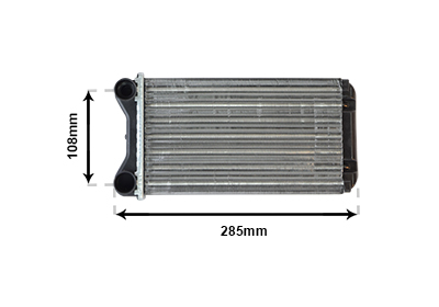 VAN WEZEL Varmeelement, kabinevarme 03006223 for SEAT