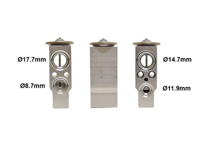 VAN WEZEL Ekspansionsventil, klimaanlæg 09001219 for CITROËN PEUGEOT RENAULT