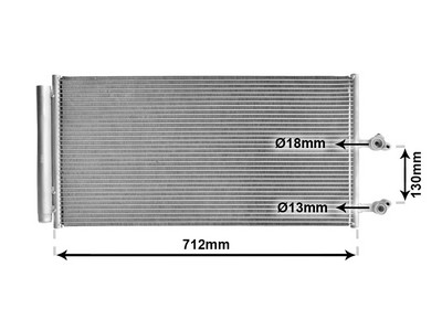 VAN WEZEL Kondensor, klimaanlæg 59015702 for VOLVO