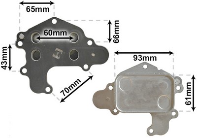 VAN WEZEL Oliekøler, motorolie 09013702 for CITROËN/PEUGEOT DS