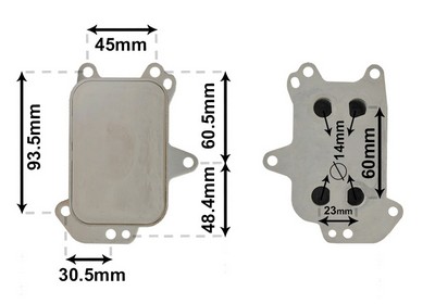 VAN WEZEL Oliekøler, motorolie 09013703 for CITROËN/PEUGEOT DS