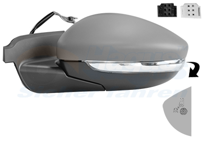 VAN WEZEL Sidespejl 0959827 venstre for CITROËN