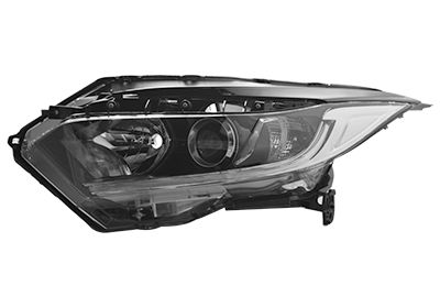 VAN WEZEL Forlygte 2515965 H11/HB3 venstre for HONDA