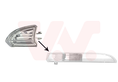 VAN WEZEL Reflektor, blinklys 5841973 Kofanger for VW