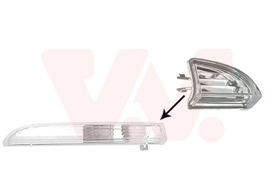VAN WEZEL Reflektor, blinklys 5841974 Kofanger for VW