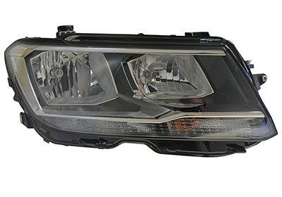 VAN WEZEL Forlygte 5747962m H7/H7 højre for VW