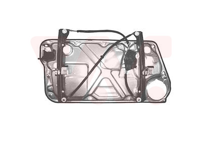 VAN WEZEL Vinduesløfter 5803264 foran til højre for VW