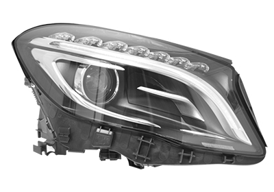 VAN WEZEL Forlygte 2930986m LED højre for MERCEDES-BENZ