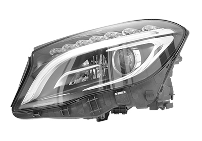 VAN WEZEL Forlygte 2930987m LED venstre for MERCEDES-BENZ