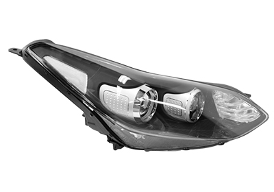 VAN WEZEL Forlygte 8384962 LED højre for KIA
