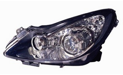 VAN WEZEL Forlygte 3750965v H7/H1/H1 venstre for OPEL