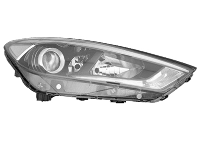 VAN WEZEL Forlygte 8264964 H7/H7/H7 højre for HYUNDAI