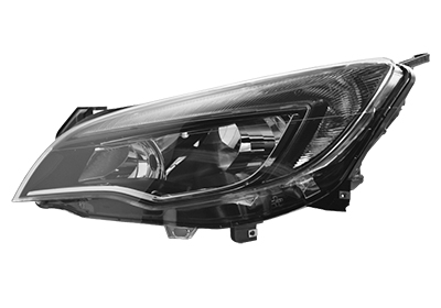 VAN WEZEL Forlygte 3753965 H7/H7 venstre for OPEL