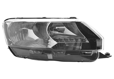 VAN WEZEL Forlygte 7619962v H7/H7 højre for SKODA