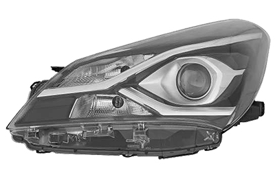 VAN WEZEL Forlygte 5344963 HIR2 venstre for TOYOTA